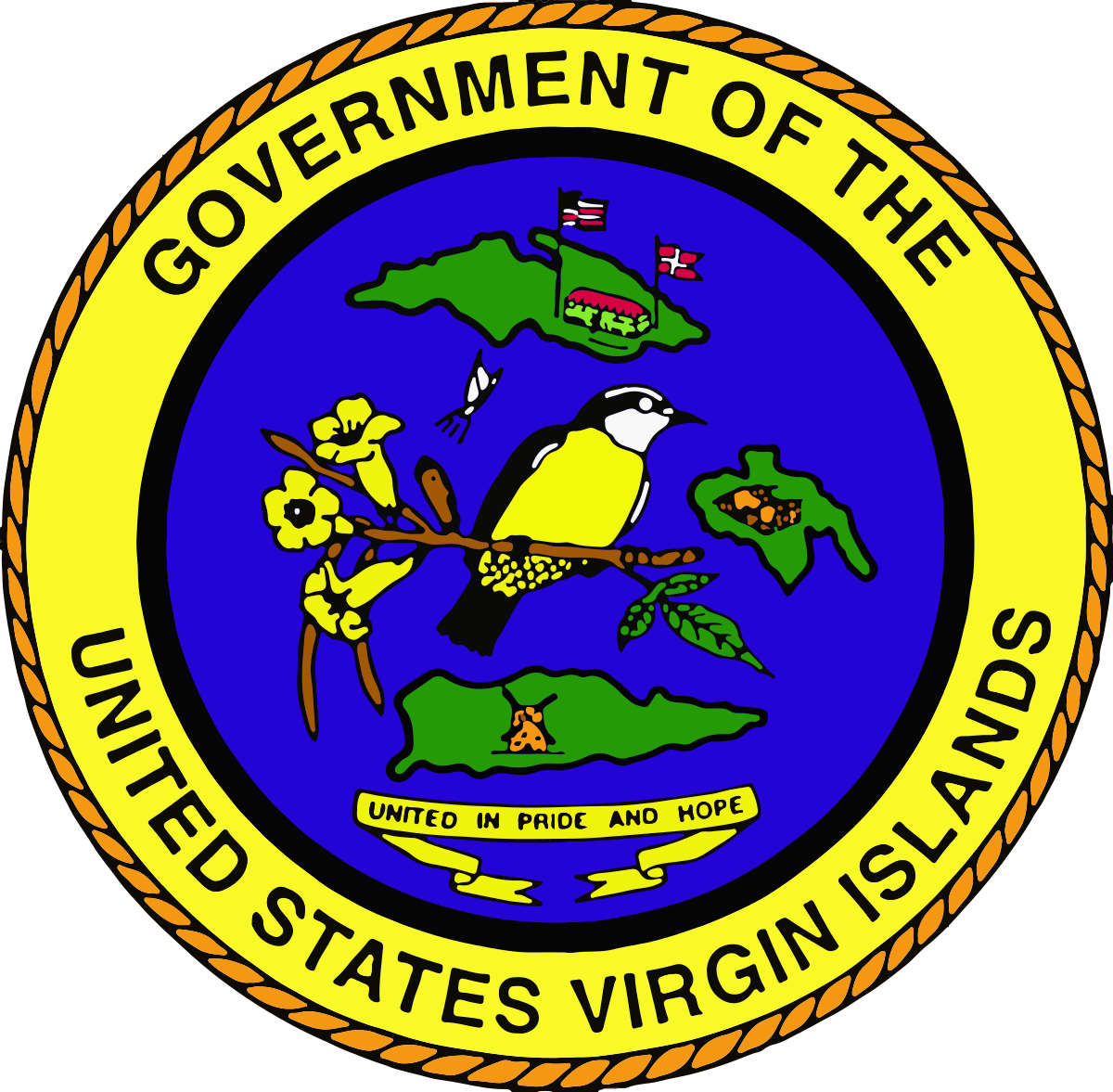 State of the United States Logo - Legislature of the Virgin Islands