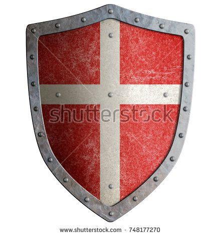 White with Red Shield Logo - Image result for medieval red shield white cross | medieval shields ...