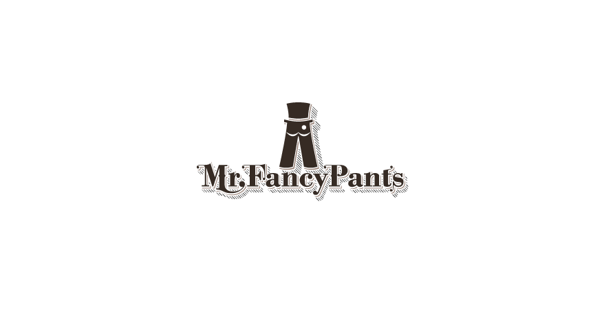 Pants Logo - Mr Fancy Pants | LOGOs | Logos, Fancy pants, Fancy