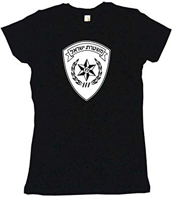 Police Shield Logo - Amazon.com: Israel Police Shield Logo Women's Babydoll Tee Shirt ...