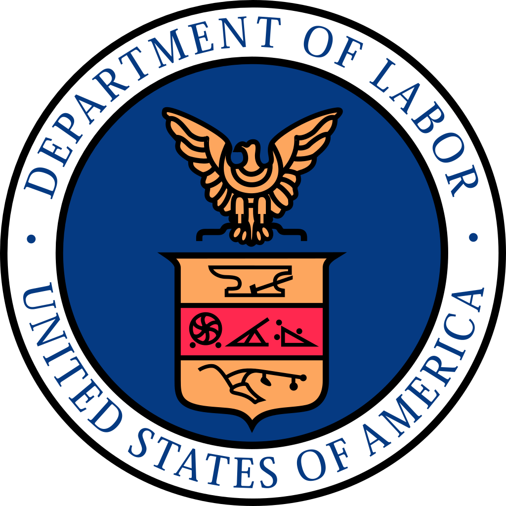 State of the United States Logo - Seal of the United States Department of Labor.svg