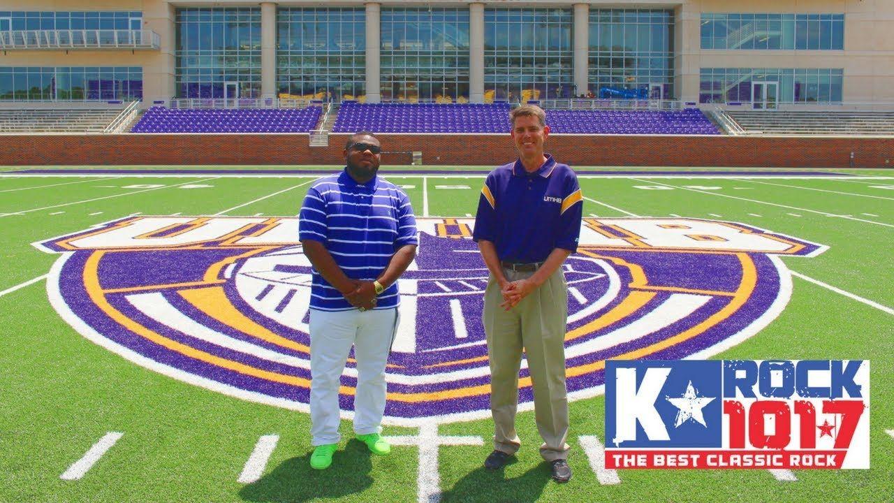 UMHB Crusaders Logo - KRock Tours UMHB Crusaders Stadium - YouTube