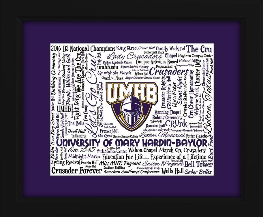 UMHB Crusaders Logo - University of Mary Hardin-Baylor Crusaders Gift Ideas For Graduation ...