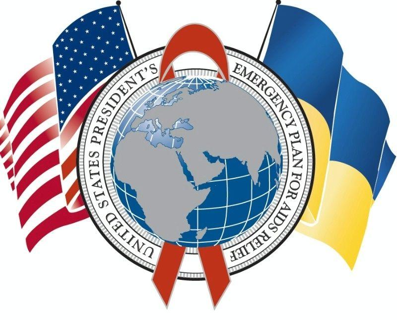 State of the United States Logo - Partnering to Achieve Epidemic Control in Ukraine