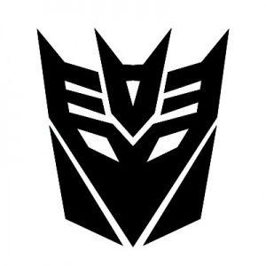 Decepticon Logo - Transformers Decepticon Logo vinyl decal | Arrowhead Outdoor Products