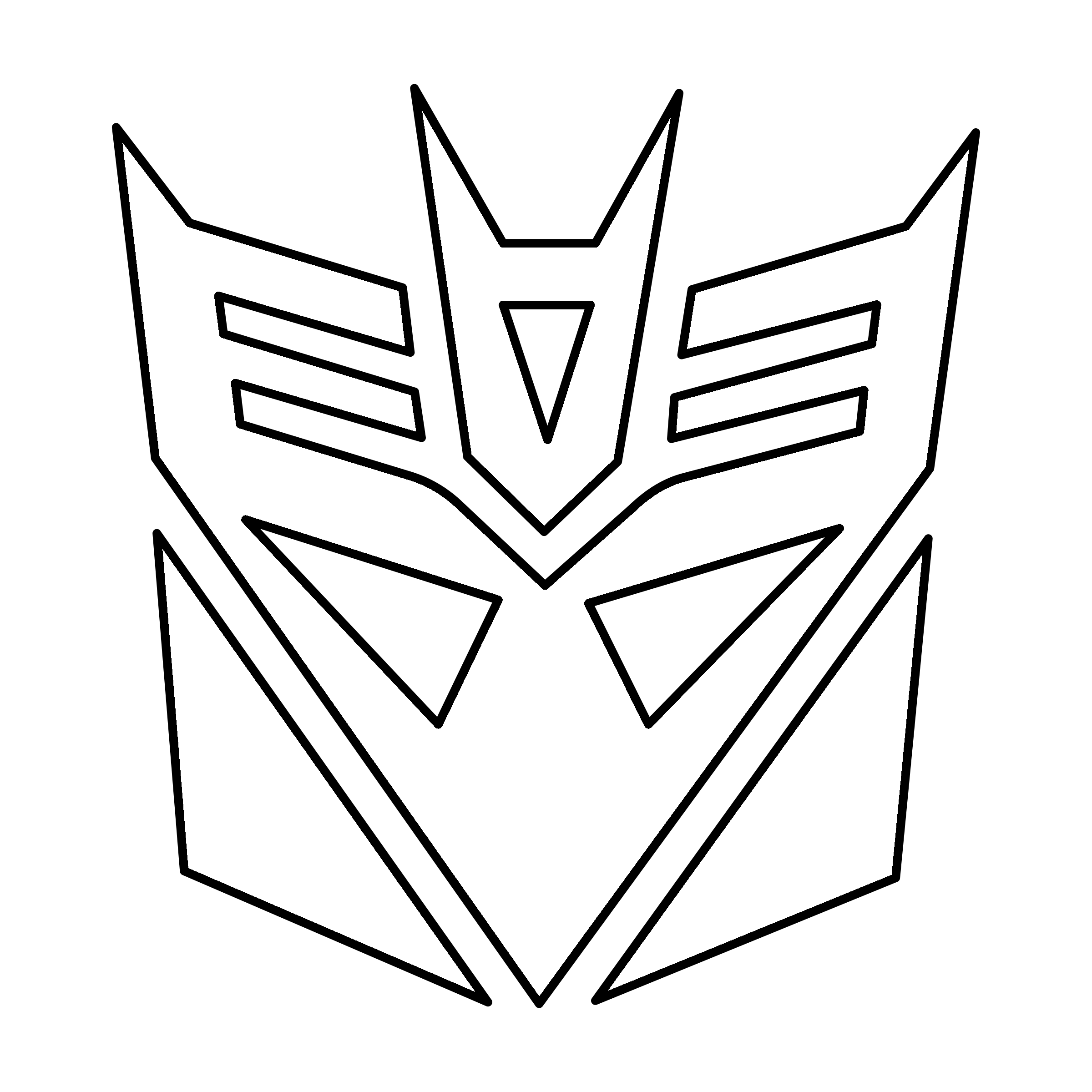Decepticon Logo - Transformers Decepticon Logo PNG Transparent & SVG Vector - Freebie ...