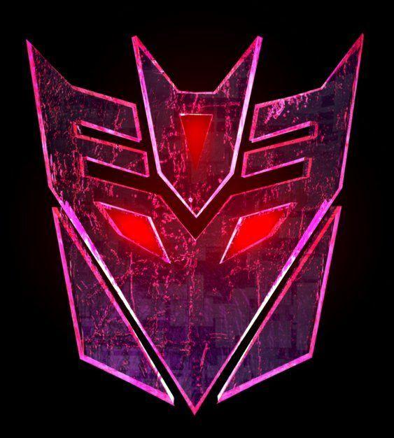 Decepticon Logo - Purple Decepticon Emblem | Decepticon Purple Logo - Custom Wall ...