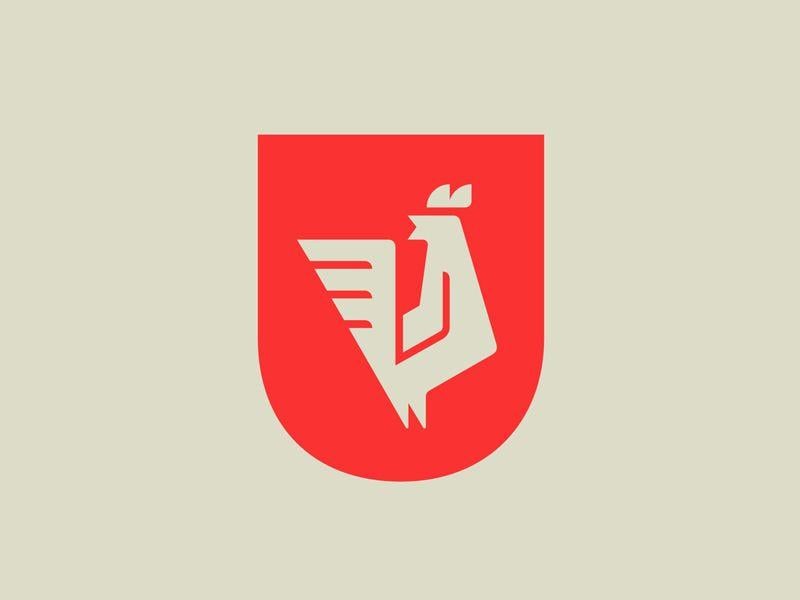 Drinks with Red Shield Logo - Rooster Republic by Type08 (Alen Pavlovic)