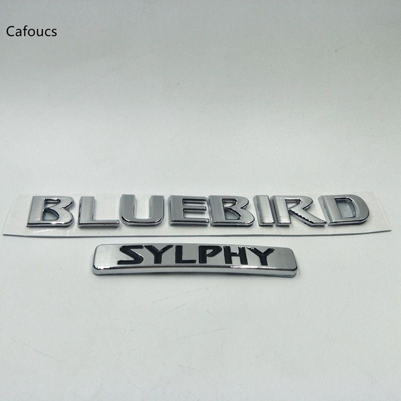 Blue Bird Emblem Logo - For Nissan Bluebird SYLPHY Emblem Rear Trunk logo Car Stickers auto