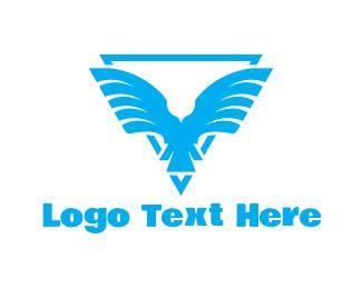 Blue Bird Emblem Logo - Eagle Logo Designs. Make Your Own Eagle Logo