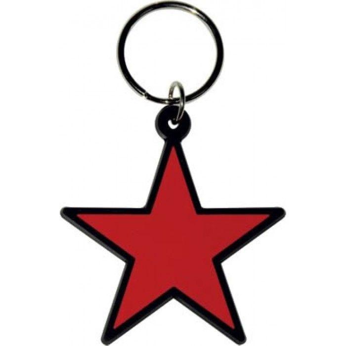 Red Star RK Logo - RK38020 Red Star, Rubber Keyring