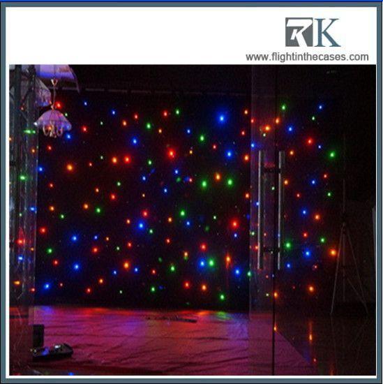 Red Star RK Logo - Led Dj Red Star Cloth Cloth's Curtain, Skirt Dj Equipment Autistic