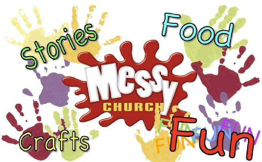 Messy Red G Logo - Trinity Methodist Church Woking