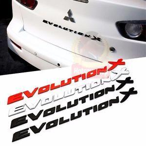 Evolution X Logo - 3D-Chrome-Emblem-Badge-Decal-Sticker-Rear-Logo-Evolution X ...