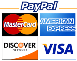 We Accept Credit Cards PayPal Logo - Rates & Reservations - Ocean Bay Kodiak