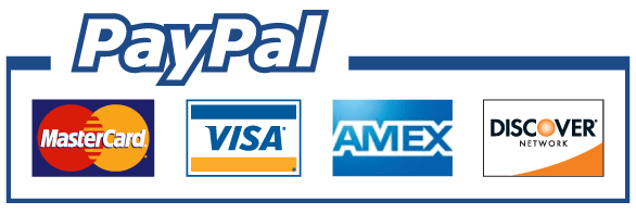 We Accept Credit Cards PayPal Logo - Policy's Reviews, Refund