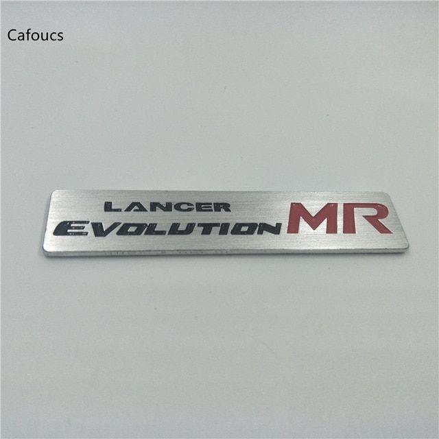 Evolution X Logo - Aluminum Metal Car styling For Mitsubishi Lancer Evolution X MR ...
