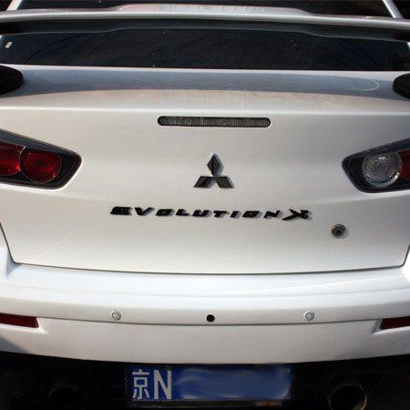 Evolution X Logo - 1 PCS 3D Car Chromed Emblem Badge Decal Sticker stickers Back Logo ...