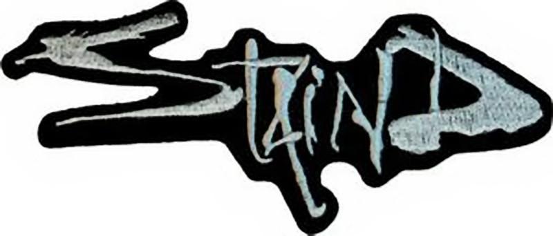 Staind Logo - Staind Iron-On Patch Silver Letters Logo – Rock Band Patches