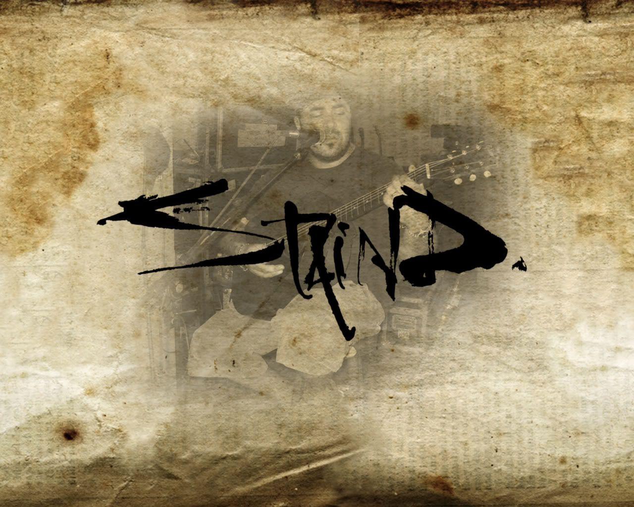 Staind Logo - Staind logo with Aaron Lewis in the background. Staind