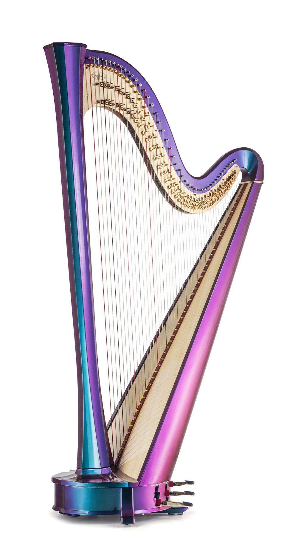 Answers Gold Harp Logo - Rainbow SG - Arpa Electro acoustic - Salvi Harps