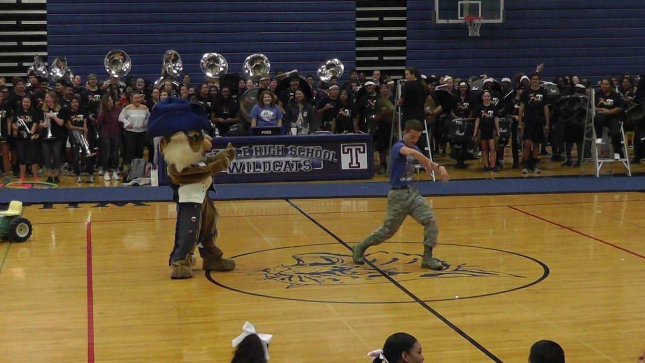 Temple High School T Logo - Temple High School - Plow the Panthers Mascot Skit - YouTube