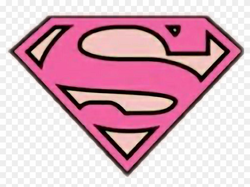Pink Supergirl Logo - Superwoman Sticker - Supergirl Logo Pink - Free Transparent PNG ...
