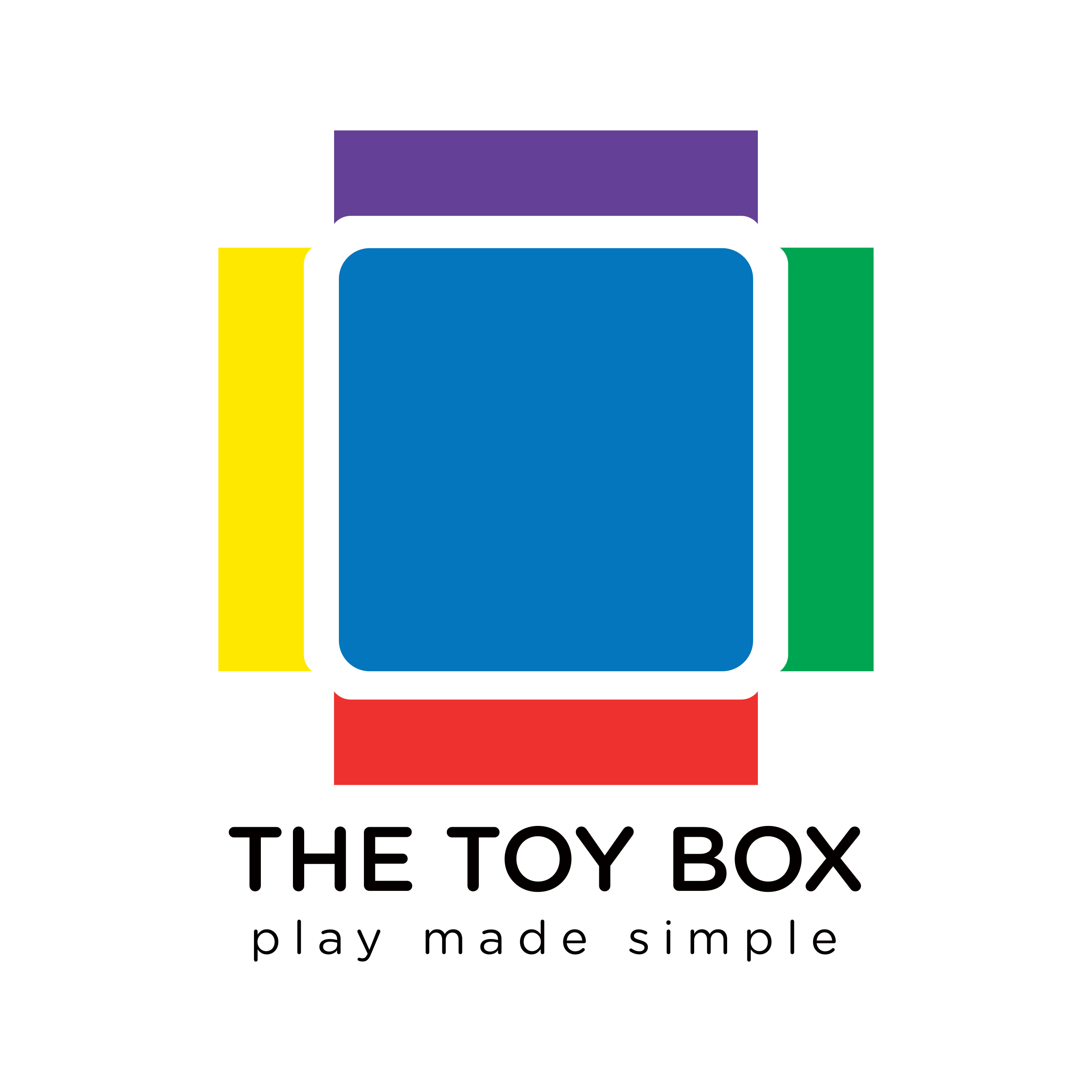 Red Yellow Blue and Green Square Logo - Gift Certificate | The Toy Box