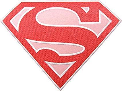 Pink Supergirl Logo - Amazon.com: Large Pink Supergirl Logo Patch / Applique
