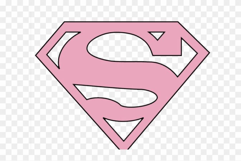 Pink Supergirl Logo - Supergirl Clipart Emblem Pink - Símbolo Do Super Homem - Free ...