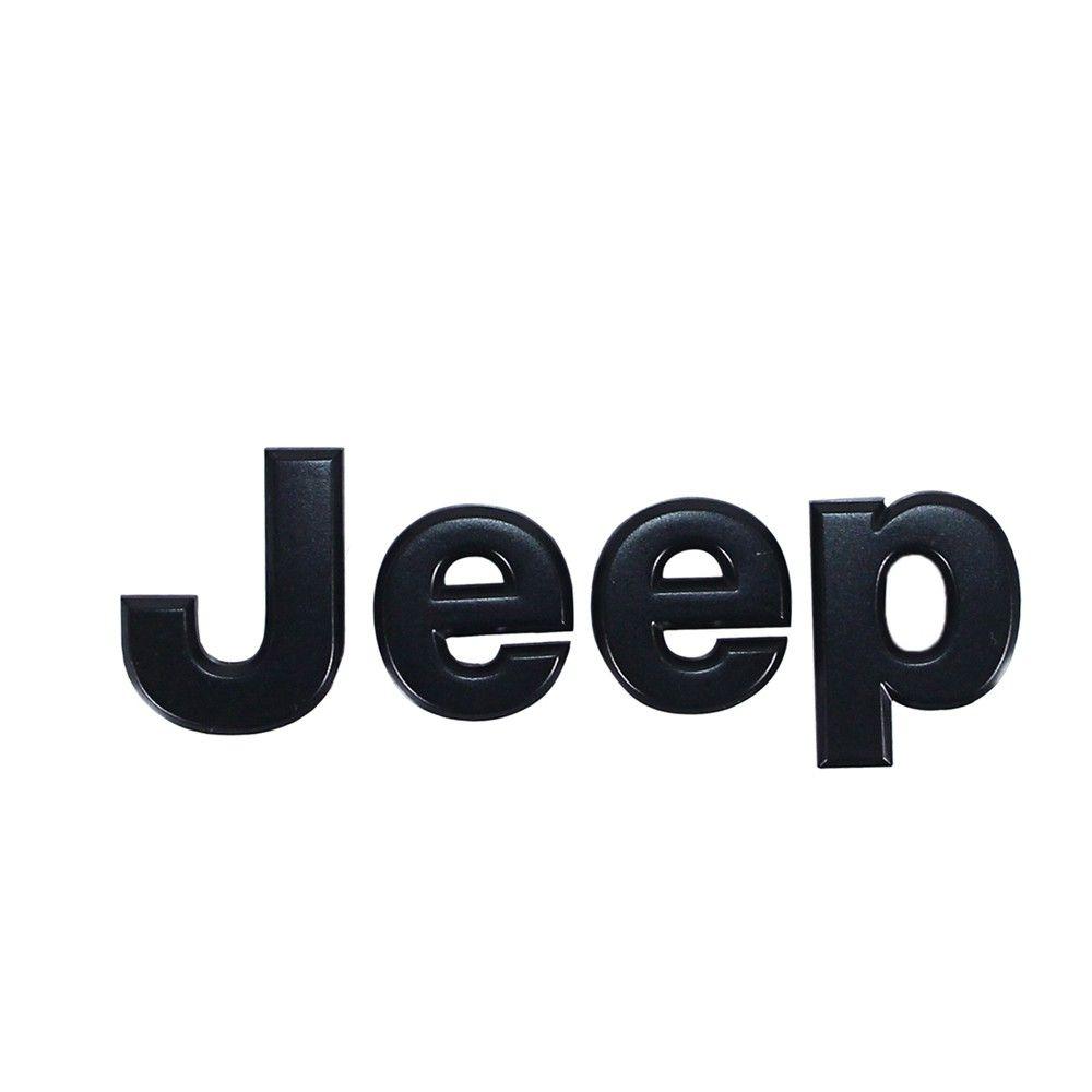 White Jeep Logo - Mopar 68185492AB Jeep Emblem Chrome | CJ Pony Parts
