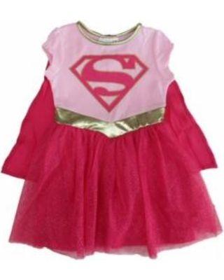 Pink Supergirl Logo - Get The Deal! 29% Off DC Comics Little Girls Pink Fuchsia Supergirl ...