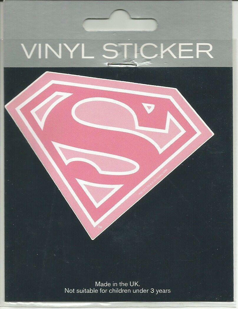 Pink Supergirl Logo - DC Comics Pink Superman/Supergirl Logo Vinyl Sticker | eBay