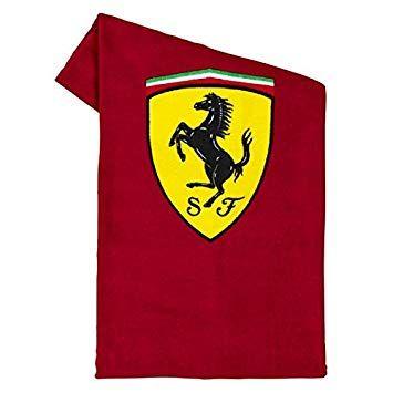 Red Shield Sports Logo - Ferrari Scuderia Red Shield Towel: Amazon.co.uk: Sports & Outdoors