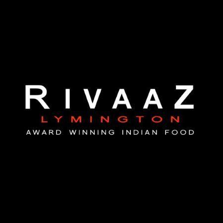 Artistic Black and White Restaurant Logo - Logo of Rivaaz Restaurant, Lymington