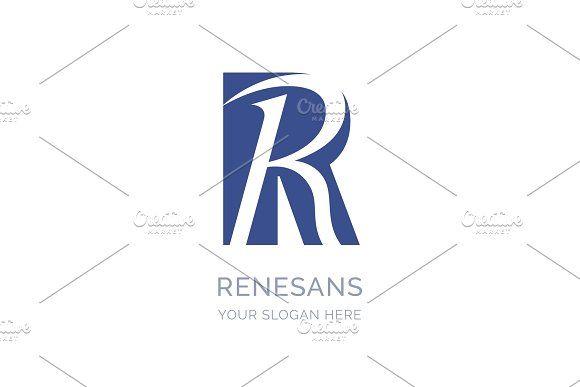 Blue RR Logo - RR Monogram Logo Design ~ Logo Templates ~ Creative Market