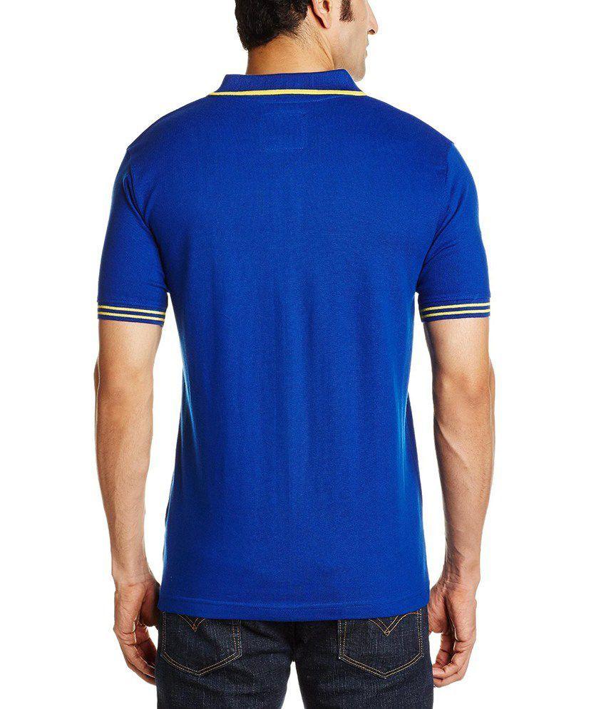 Blue RR Logo - 1% OFF On Rajasthan Royals Polo T Shirt For Men (rr Logo)