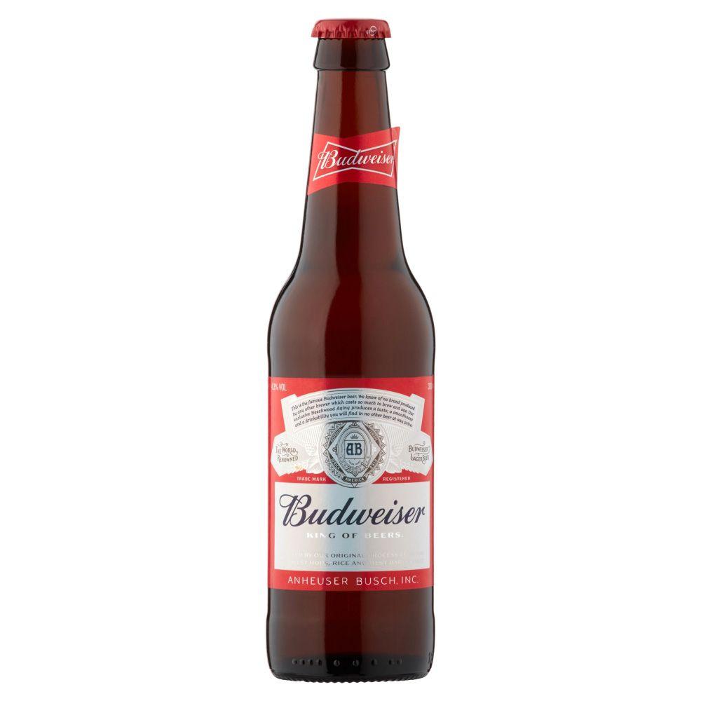 Budweiser Lager Logo - Budweiser Premium Lager 24x 330ml - DrinkSupermarket