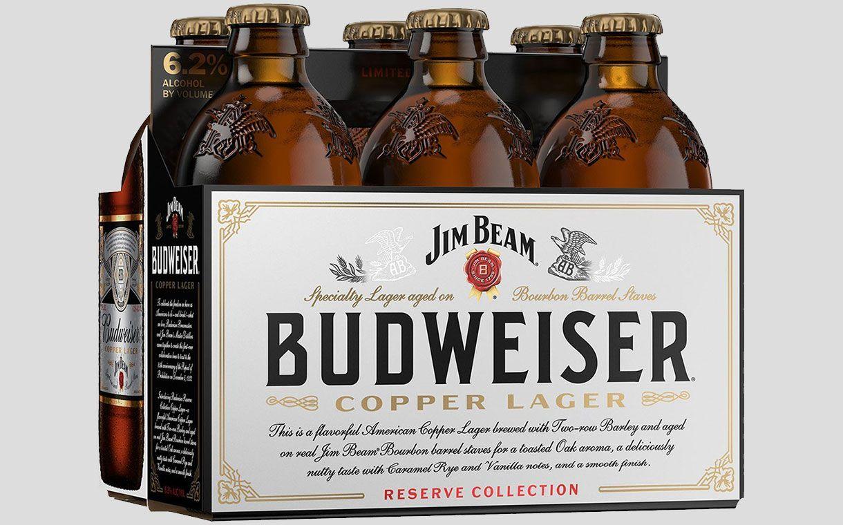 Budweiser Lager Logo - Budweiser and Jim Beam team up to create Reserve Copper Lager ...