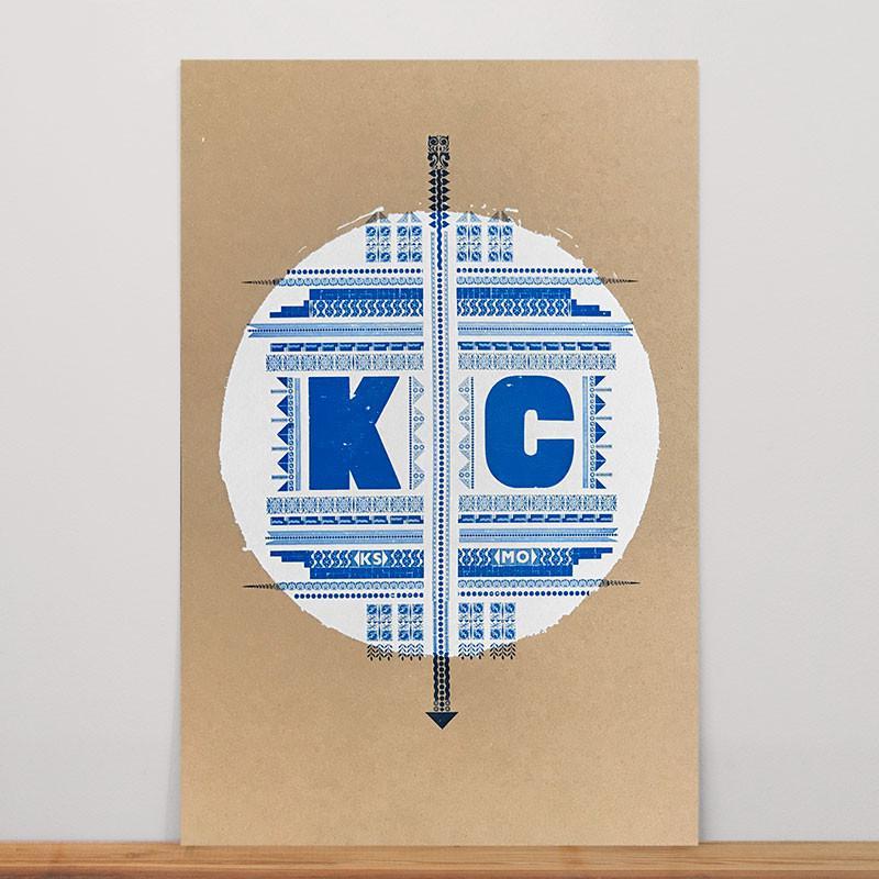 KC Circle Logo - Kansas City Circle Print