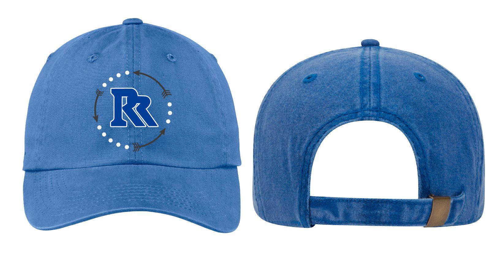 Blue RR Logo - Baseball Cap - Blue Arrows Rebel Regiment | James F Byrnes High ...