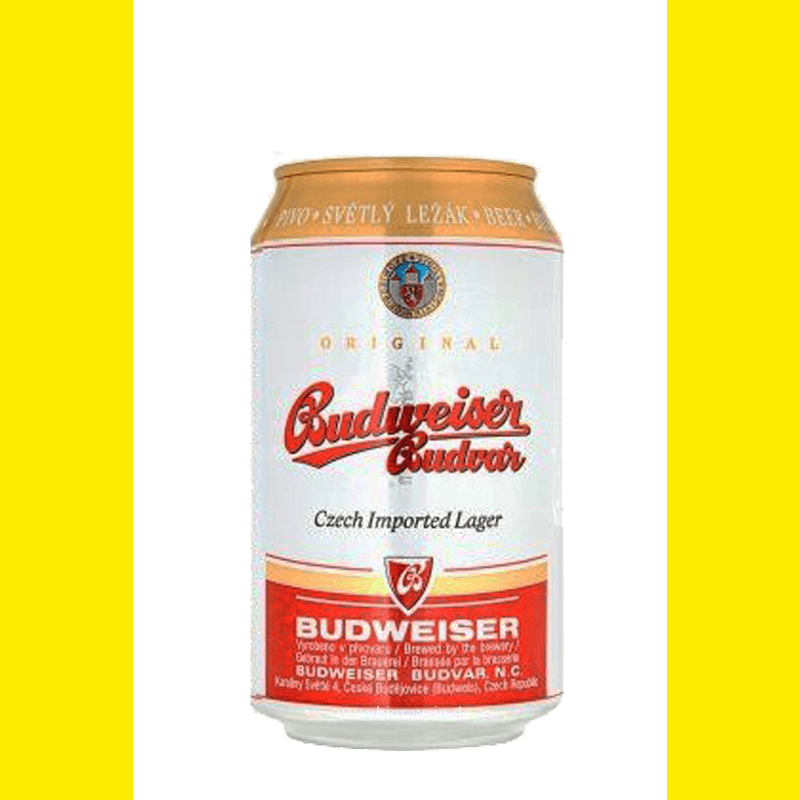 Budweiser Lager Logo - Budweiser Lager Budvar 24 x 33l EXPORT CAN, 62 €