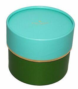 Blue Spade Logo - Kate Spade Center Logo Gift Box, Round Blue/Green 644558271347 | eBay