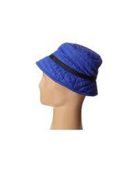 Blue Spade Logo - Lyst - Kate Spade New York Battery Park Logo Bucket Hat in Blue