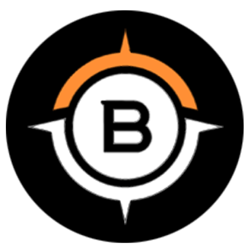 Black and Orange B Logo - Boatsters Black - Luxury Yachts - 24/7 Concierge Service