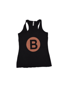 Black and Orange B Logo - B Street Women's Tank Top- Black W/ Orange B Street Logo- LIMITED ...