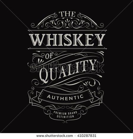 Vintage Whiskey Logo - Vintage Logo. Vintage