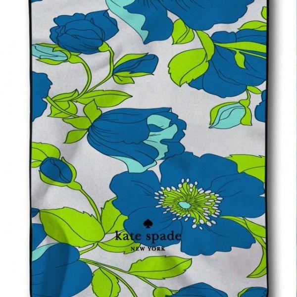 Blue Spade Logo - New Floral Blue Kate Spade Logo Custom Design Blanket | Blanket ...