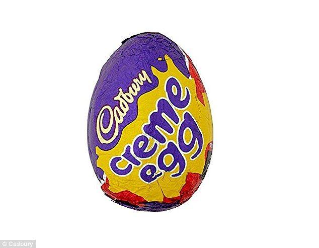 Cadbury Egg Logo - Creme egg: Cadbury retract pronunciation advice | Daily Mail Online