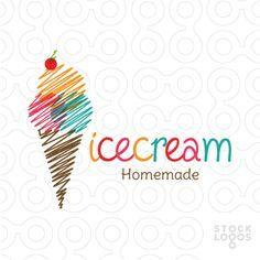 Ice Cream Store Logo - Best ice cream logo image. Icecream craft, Ice cream recipes